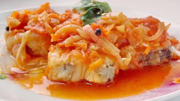 Палтус с овощами Палтус с овощами