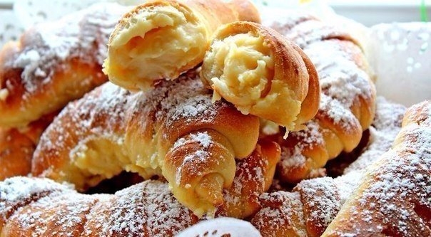 Булочки с кремом.
