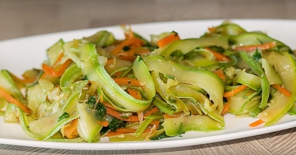 Лапша из кабачков