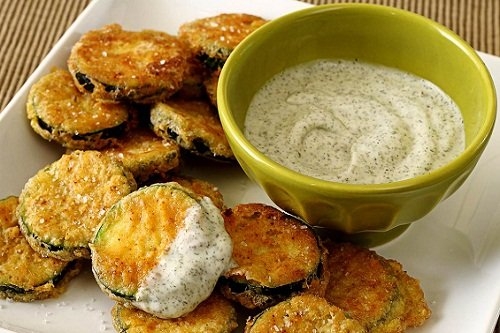 Фаршированные баклажаны в кляре