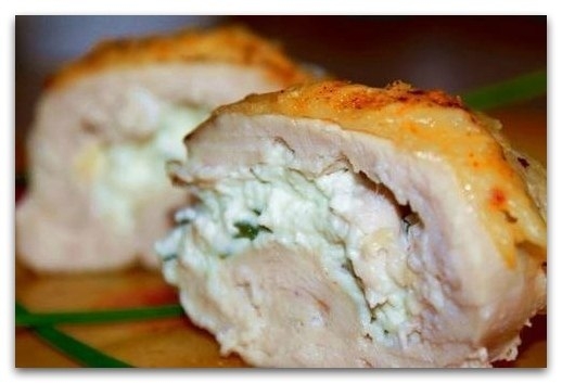 Куриные рулеты с фетой Куриные рулеты с фетой