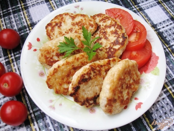 Куриные котлеты со сливками