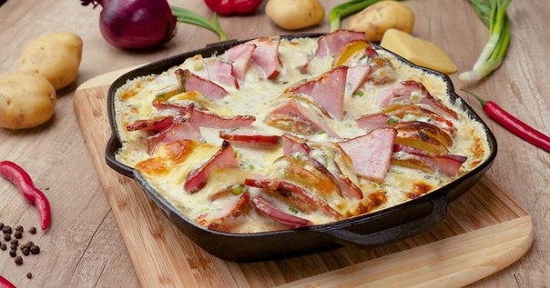 Сырный картофель