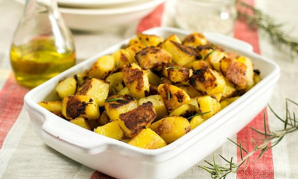 Запеченный картофель без духовки