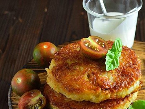 Картофельные бургеры с мясной начинкой