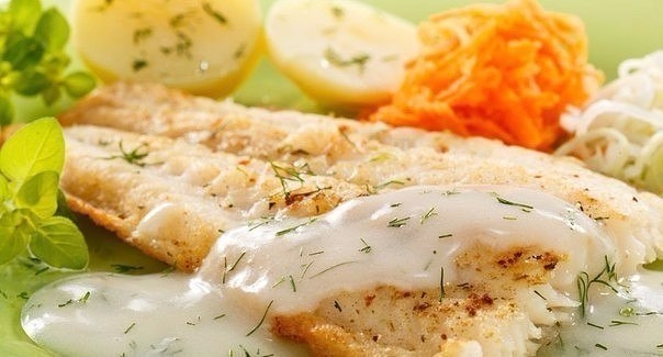 Тилапия с чесноком и лимоном