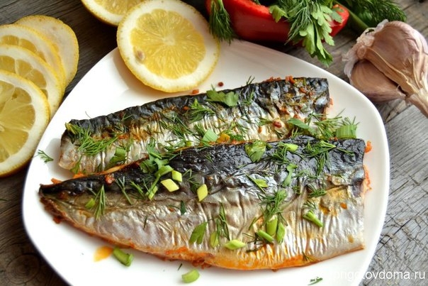 ПРЯНАЯ СКУМБРИЯ В ДУХОВКЕ