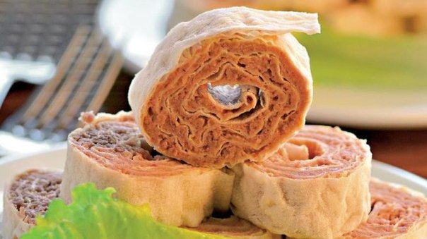 МЯСНОЙ ПАШТЕТ В ЛАВАШЕ