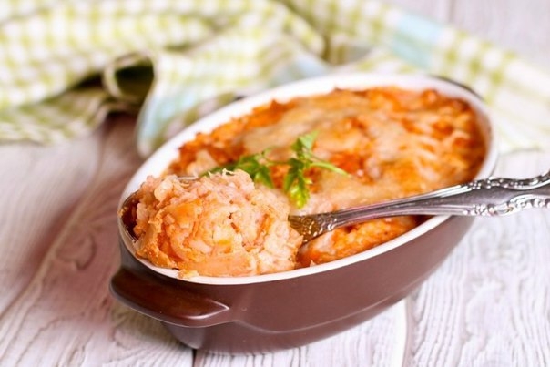 Капустная запеканка с рисом Капустная запеканка с рисом