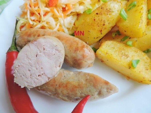 КОЛБАСКИ ДОМАШНИЕ (КУРИНО-СВИНЫЕ) КОЛБАСКИ ДОМАШНИЕ (КУРИНО-СВИНЫЕ)