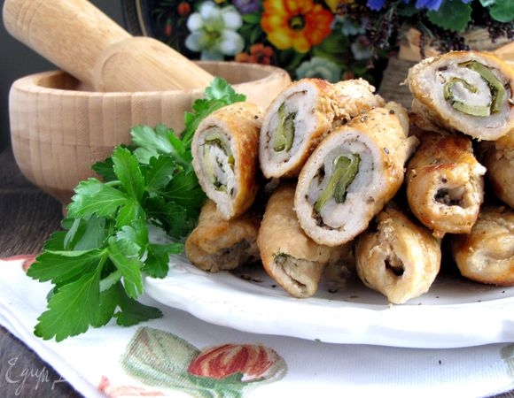 МЯСНЫЕ РУЛЕТИКИ ПО-ДЕРЕВЕНСКИ