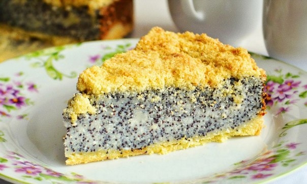 Пирог с творогом и маком. Пирог с творогом и маком.