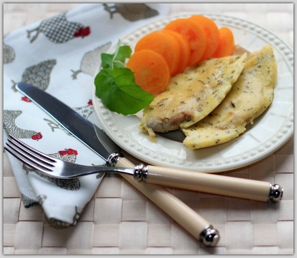 Куриное филе под нежной шубкой