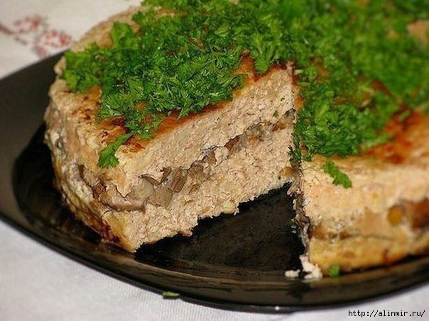 КУРИНЫЙ ТОРТ- ЗАПЕКАНКА