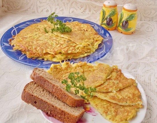 Тёртая картошка с яйцом — быстрый и вкусный завтрак! Тёртая картошка с яйцом — быстрый и вкусный завтрак!