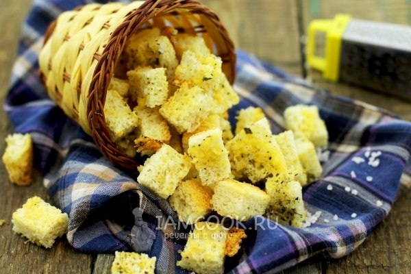 Сухарики с сыром