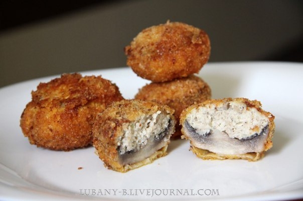 Шампиньоны с мясом