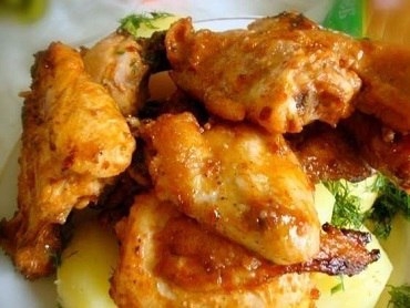 Горячая закуска - Золотистая курочка