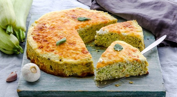 Запеканка из кабачков с курицей!