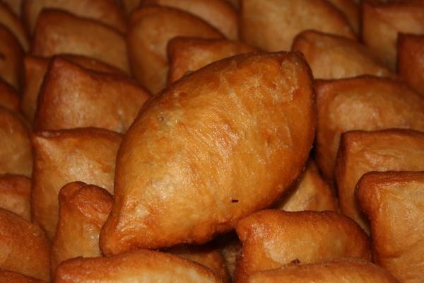 Жареные пирожки с картофелем и мясом