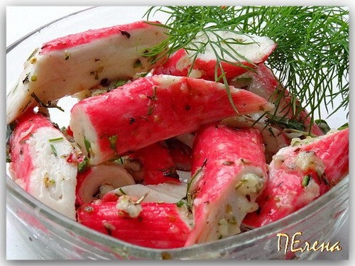 МАРИНОВАННЫЕ КРАБОВЫЕ ПАЛОЧКИ
