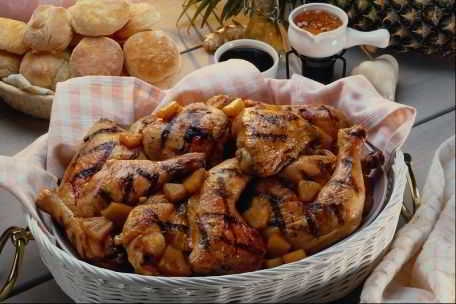 Окорочка с ананасами Окорочка с ананасами