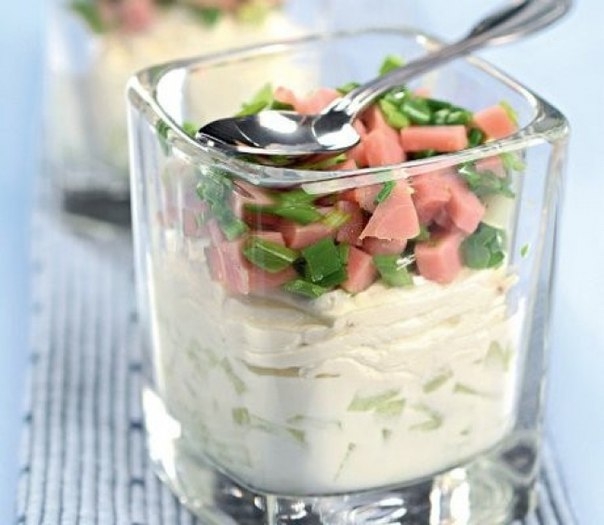 ВЕРРИНЕ С ОГУРЦОМ И КОПЧЕНЫМ МЯСОМ