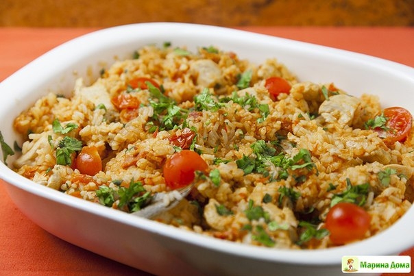 Рагу из курицы в испанском стиле Рагу из курицы в испанском стиле