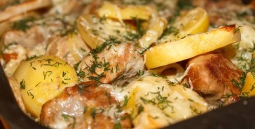 РЕЦЕПТ СВИНИНЫ С КАРТОШКОЙ В ДУХОВКЕ РЕЦЕПТ СВИНИНЫ С КАРТОШКОЙ В ДУХОВКЕ