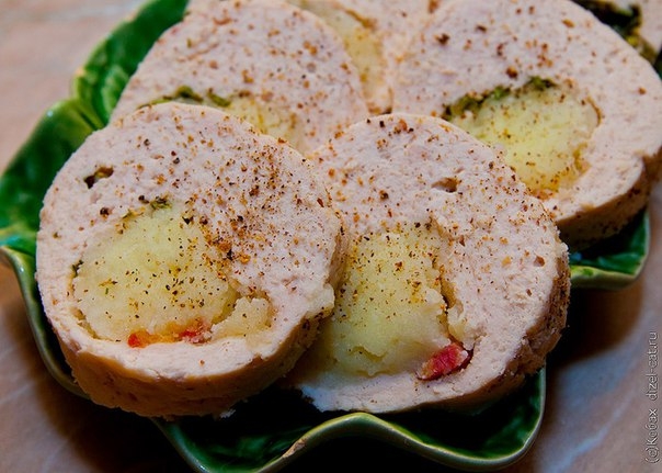 МЯСНОЙ РУЛЕТ С КАРТОШКОЙ