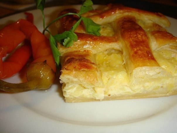 "Пирог с картофелем и сыром"