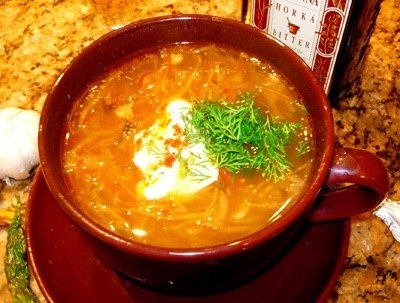 НЕМЕЦКИЙ СУП С МАНКОЙ И МОРКОВЬЮ