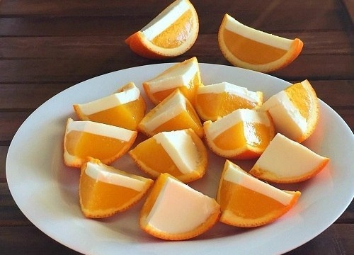 Желе в апельсинах.