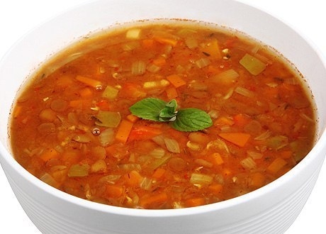 Рассольник с овсянкой и томатным соком