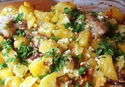 Курочка запеченнная по-домашнему