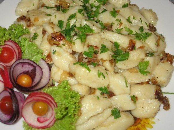 Палюшки - картофельные галушки