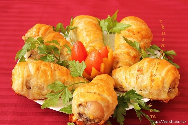 Куриные голени в тесте