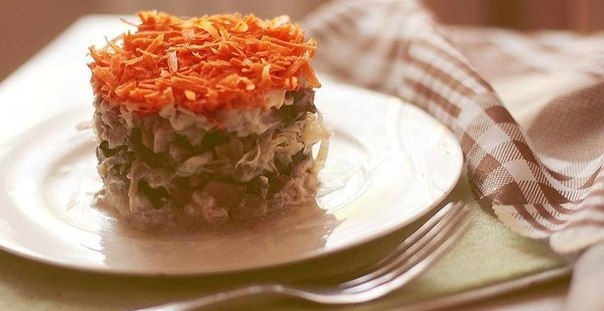 Салат Лисья шубка в стихах