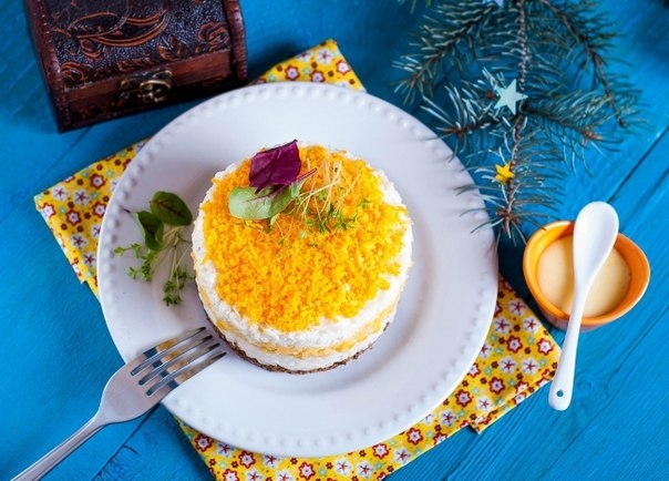 РЕЦЕПТ РИСОВОГО САЛАТА С ПЕЧЕНЬЮ