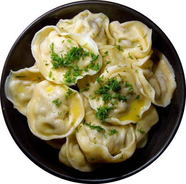 Пельмени с форелью