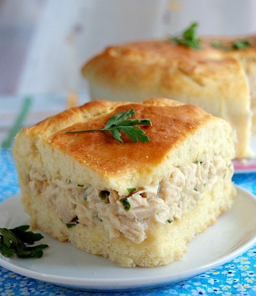 Нежнейший и сочнейший пирог с курицей и соусом Бешамель "Вдохновение нежности"