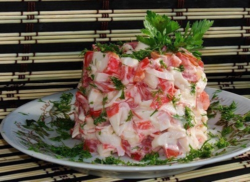 Рецепт салата &laquo;Красное море&raquo;