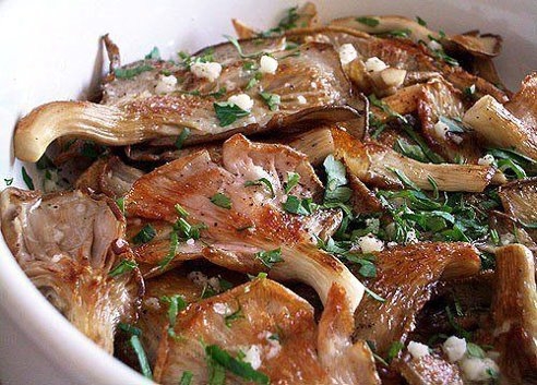 Вешенки с чесночным маринадом