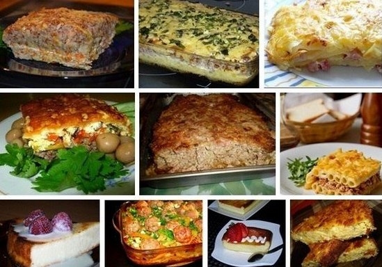 РЕЦЕПТЫ ВКУСНЫХ ЗАПЕКАНОК.