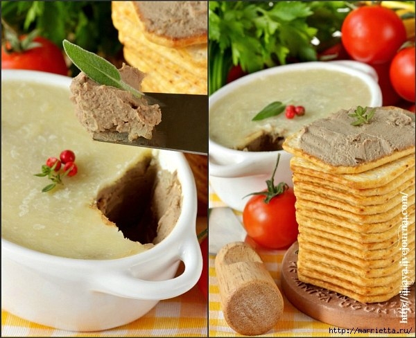 Паштет из куриной печенки.