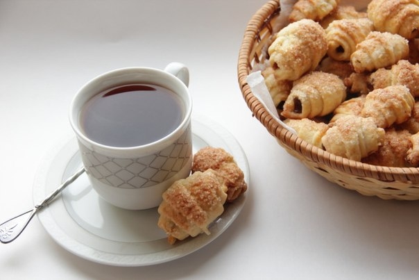 Очень вкусные рогалики, легко и просто.