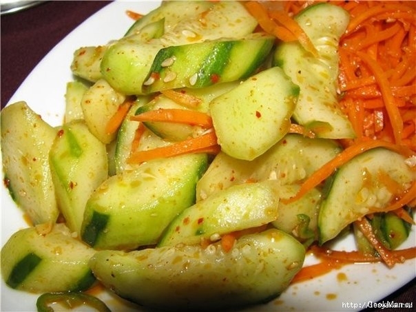 Бесподобно вкусные огурчики по-корейски за 4 часа!