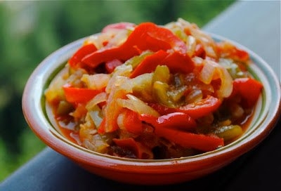 Пиперад (баскское рагу из сладких перцев)