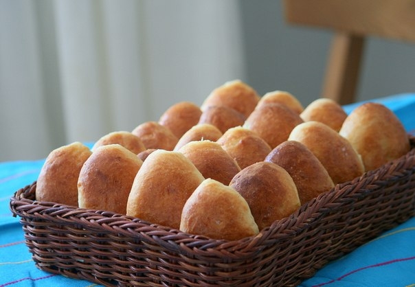 Пирожки печёные с картошкой и грибами Пирожки печёные с картошкой и грибами