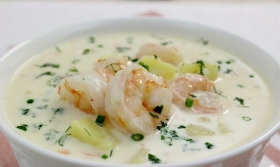 Сливочный суп с креветками - очень вкусно и нежно. Сливочный суп с креветками - очень вкусно и нежно.